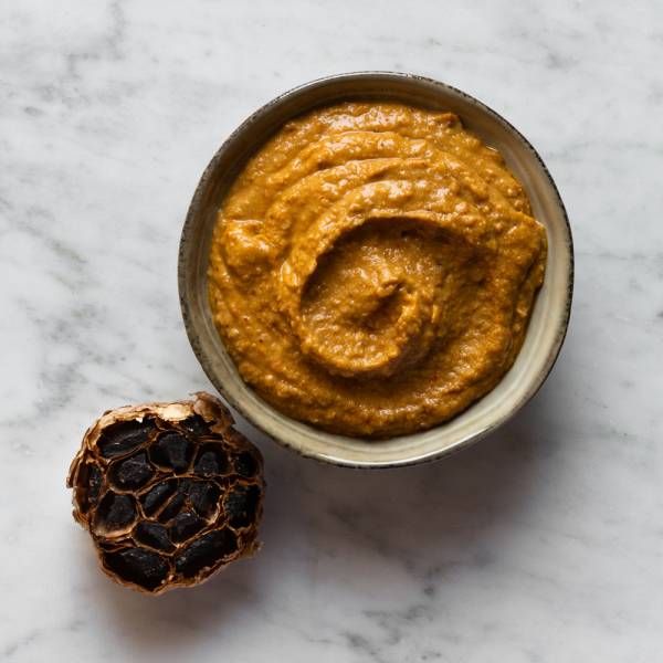 Houmous à l’ail noir et au piment fumé du Béarn 130g.