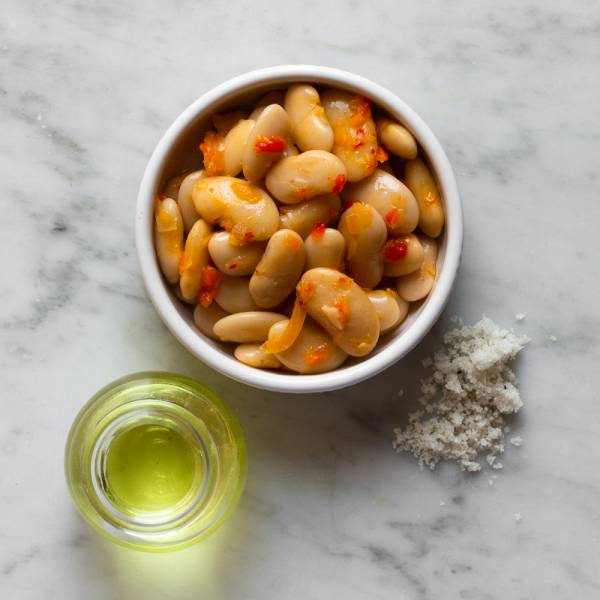 Haricots maïs du béarn cuisinés à l'Espagnole